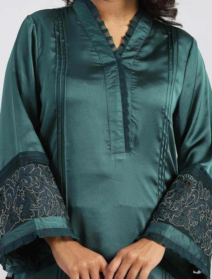 Regular Fit Cutwork Kameez