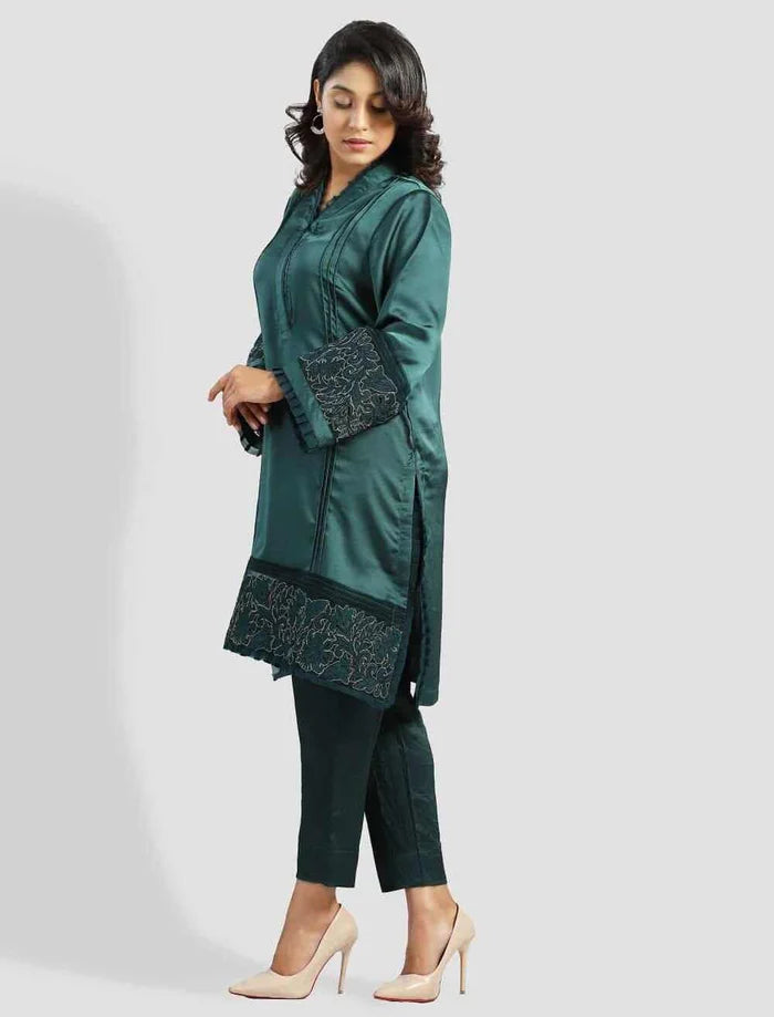 Regular Fit Cutwork Kameez