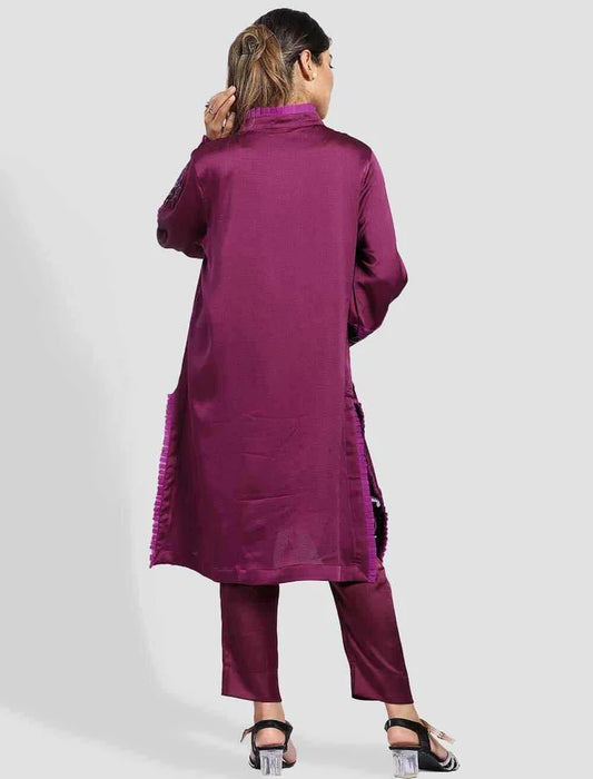 Regular Fit Cutwork Kameez