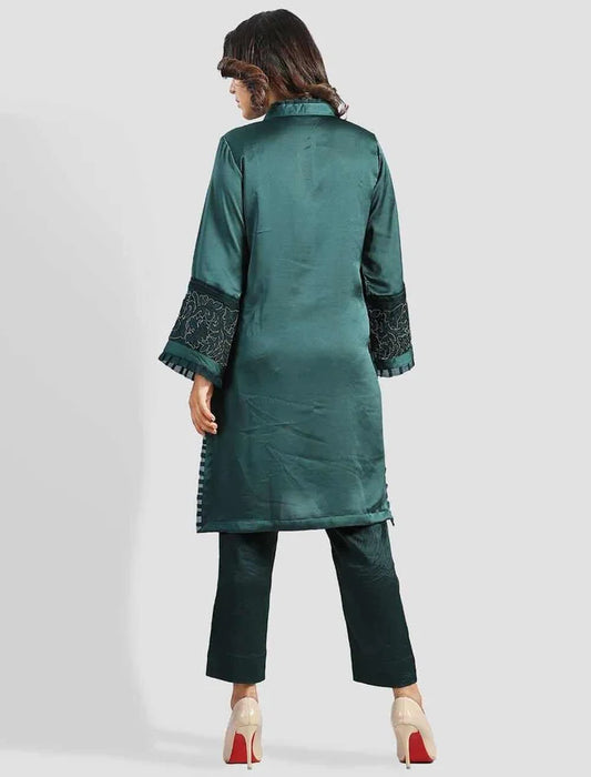 Regular Fit Cutwork Kameez