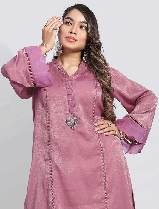 Regular Fit Zardozi Kameez