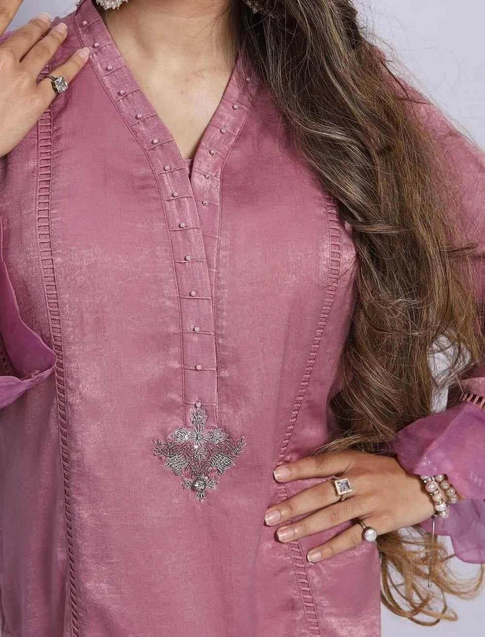 Regular Fit Zardozi Kameez
