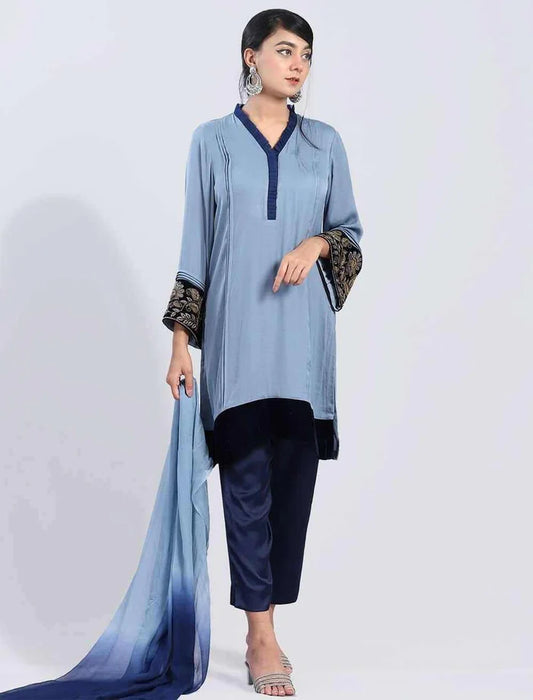 Regular Fit Zardozi Kameez